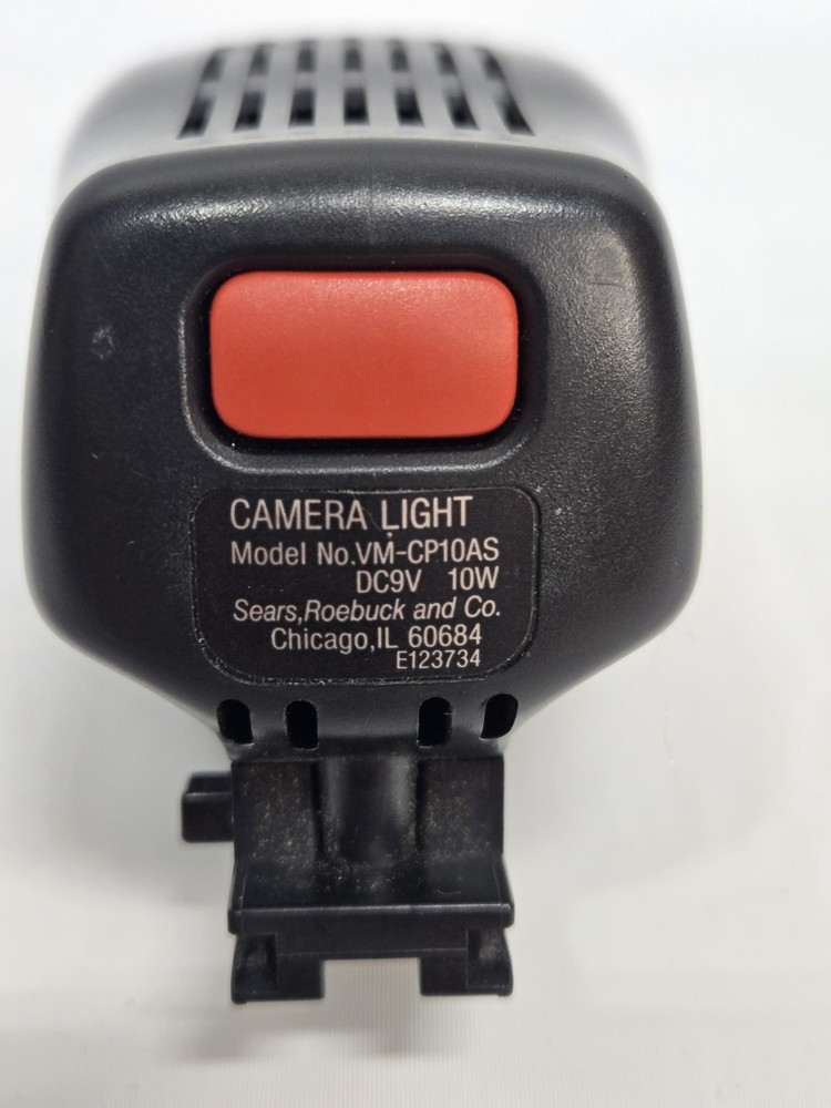 Genuine SEARS Camcorder VM-CP10AS Camera Light E123734 For JVC