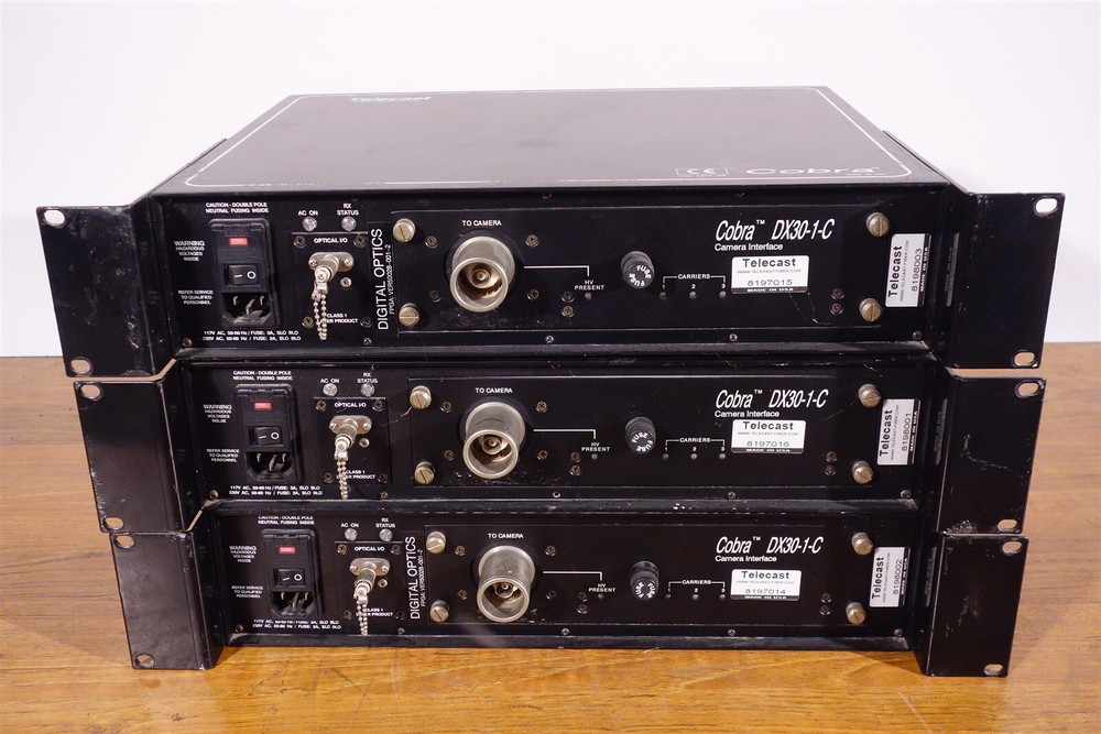 Telecast Cobra DX30-1-C Fiber Optic Camera Interface - Used