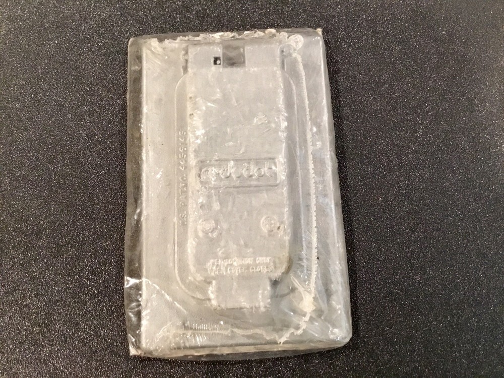 red dot DCCDV Duplex Receptical Cover, Device Mount, Vertical
