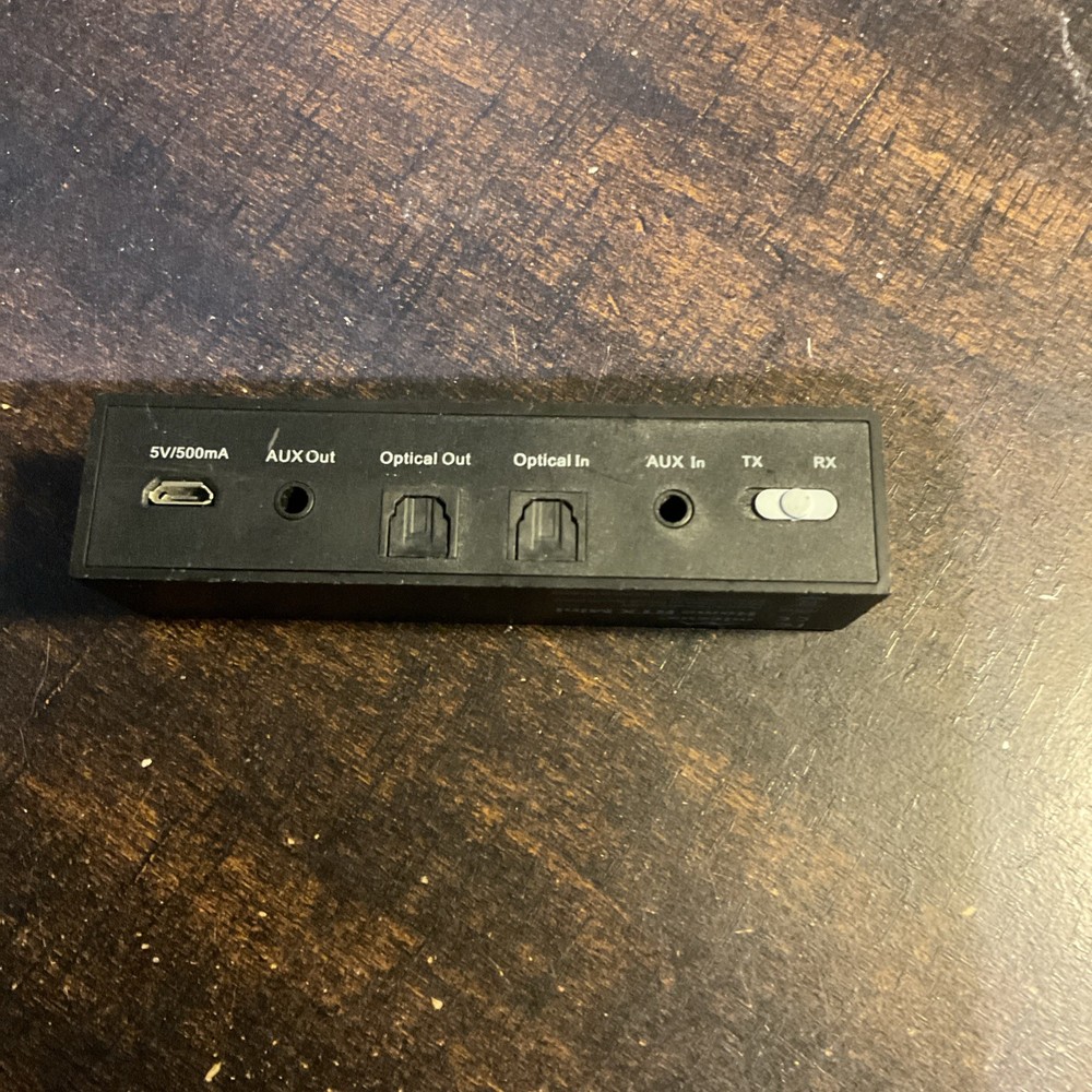 Miccus Home RTX Mini Bluetooth Transmitter/Receiver Model MHMRTX4-OPT -tested