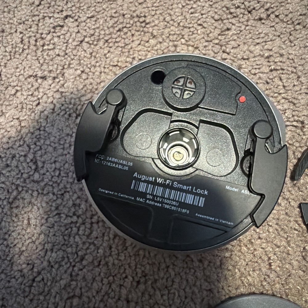 August Wi-Fi Smart Lock Silver ASL-05 - Silver