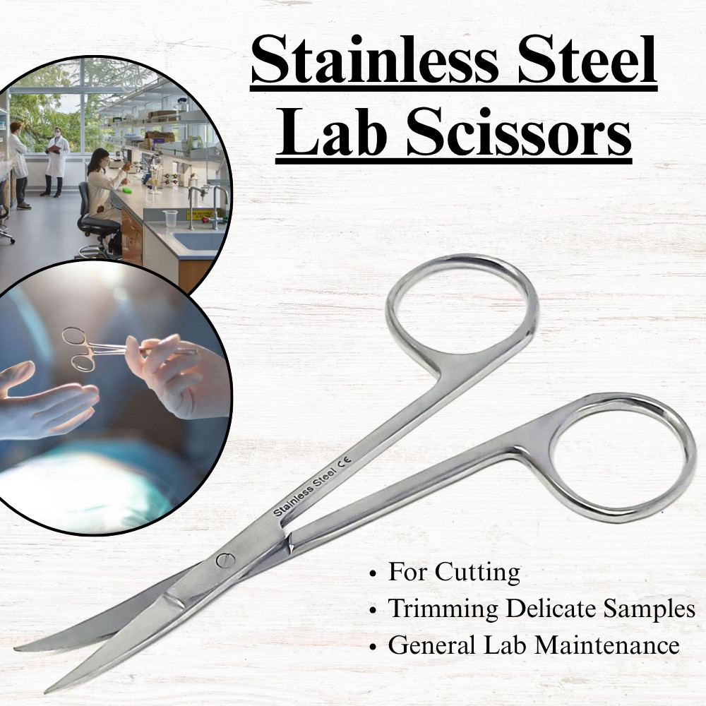 IRIS Dissecting Scissors Set 4.5" Shears Ideal for Lab Students & Training