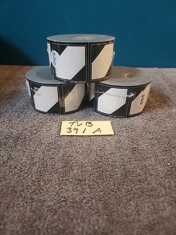 3 Rolls 500 per roll,  ORM-D DOT 2x2 Warning Sticker Label, black/white