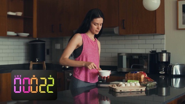 2 Pack Rechargeable Digital Kitchen Timer - RGB Color, Magnetic Countdown Timer,