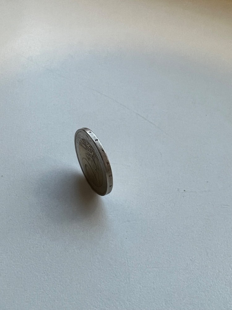 Rare Error French 2 Euro Coin - 2001 Multiple Errors