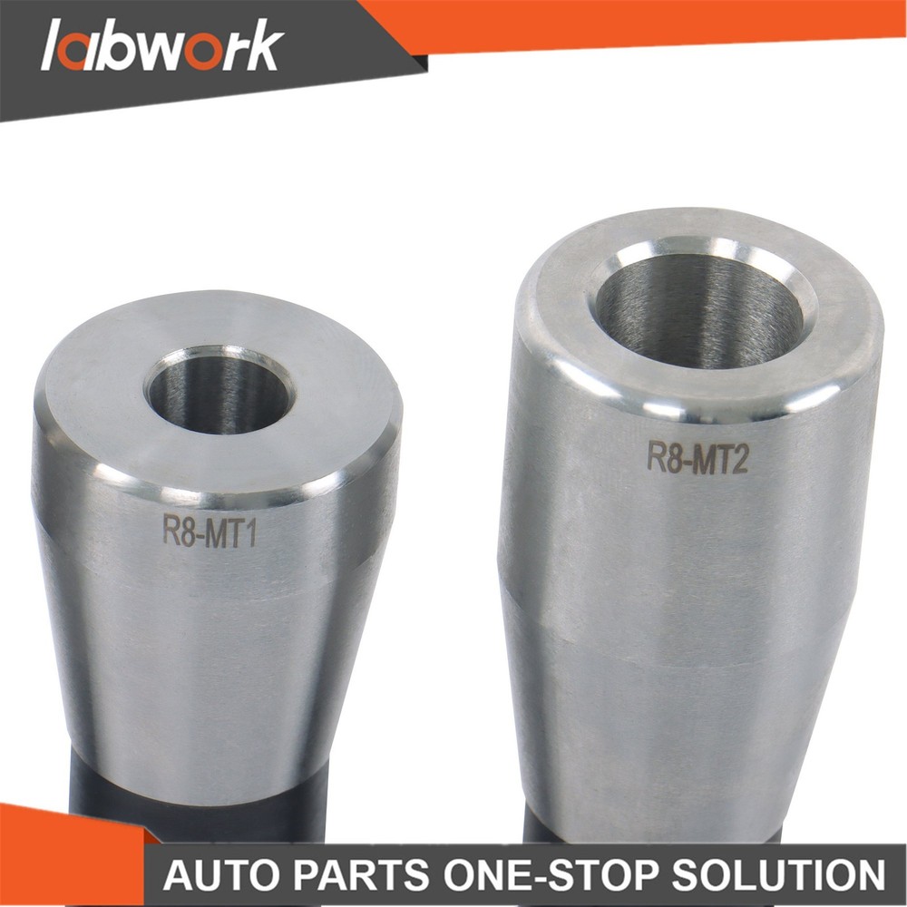 Labwork Precision Ground R8 Shank 3pc Adapter for Milling Machine Arbors