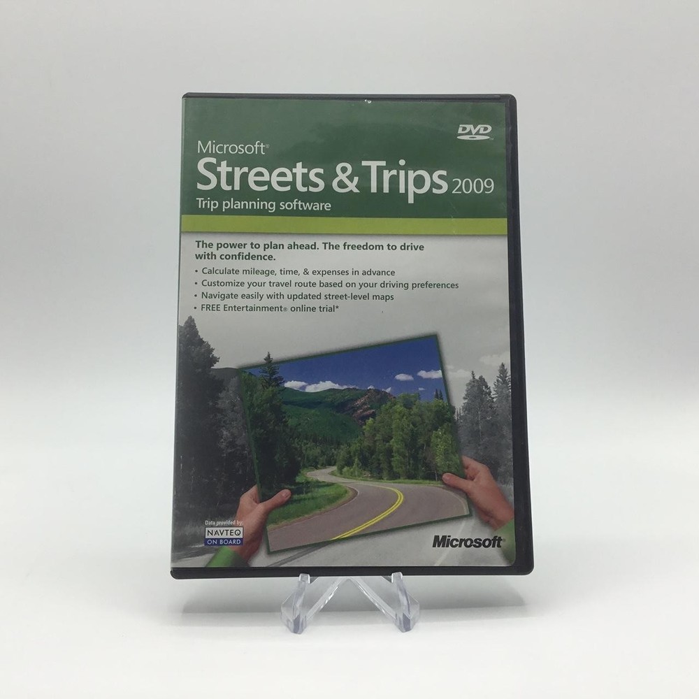 Microsoft Streets & Trips 2009 - USA - Trip Planning Software (B17-00438)