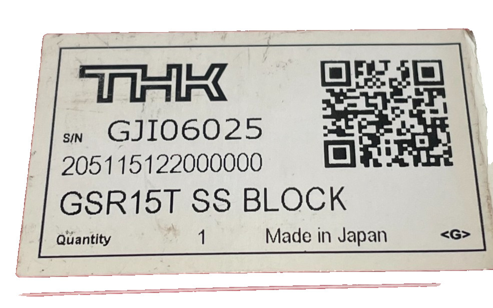 NEW THK GSR15T LINEAR GUIDE BLOCK