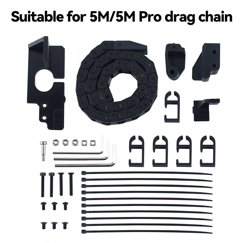 High-Temperature Resistant Drag Chain Kit for AD 5M/AD 5M Pro 3D Printer