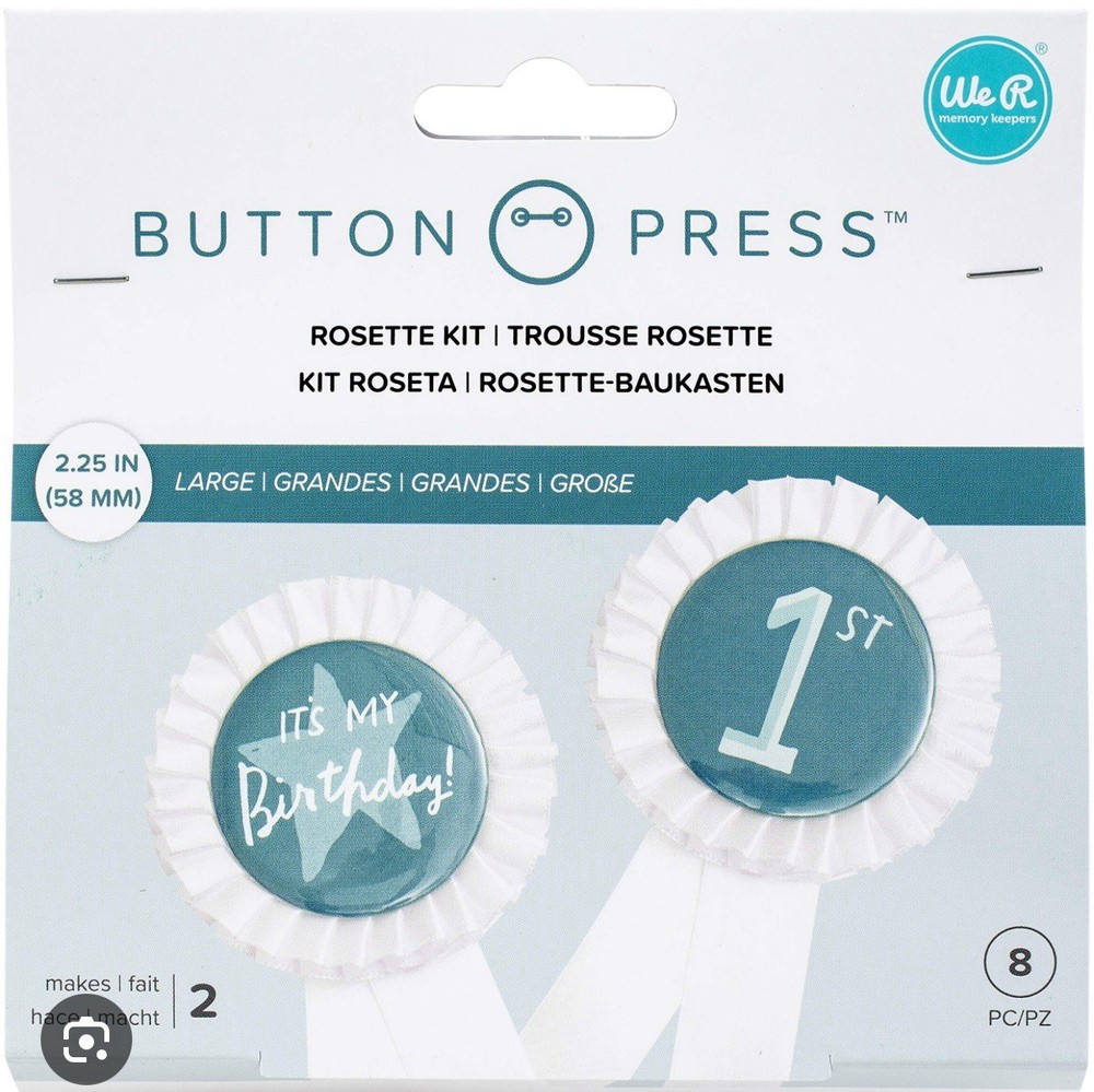 We R Memory Keepers Button Press Rosette Kit-Makes 2