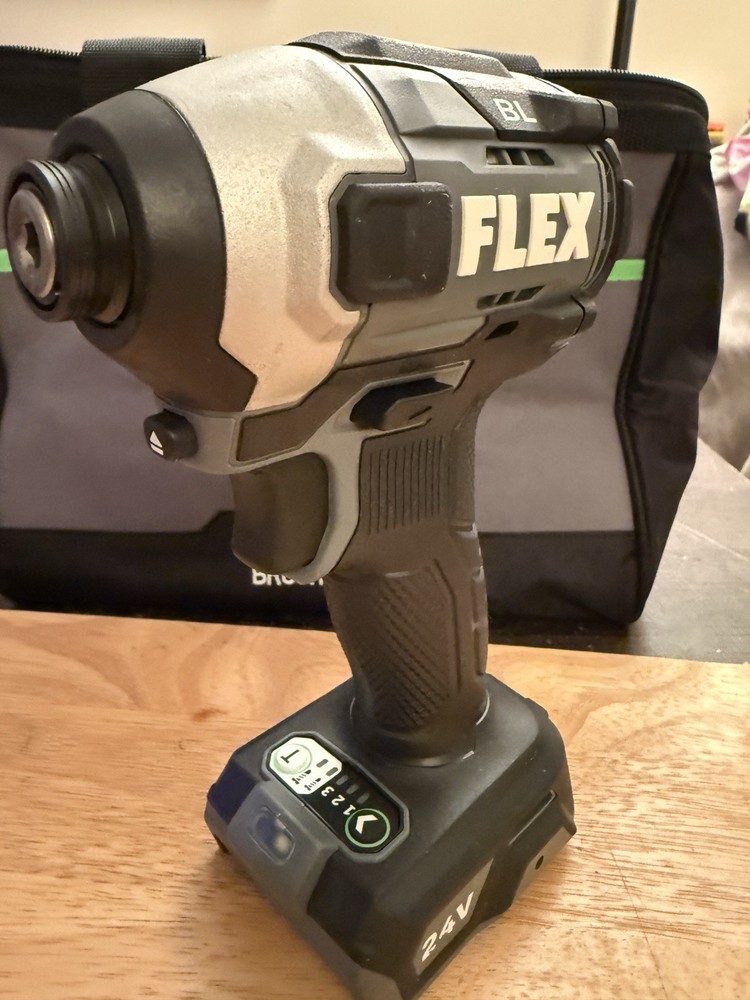 Flex FX1371A-Z 24V 1/4" Quick Eject Hex Impact Driver w/ Multi-Mode (Bare Tool)