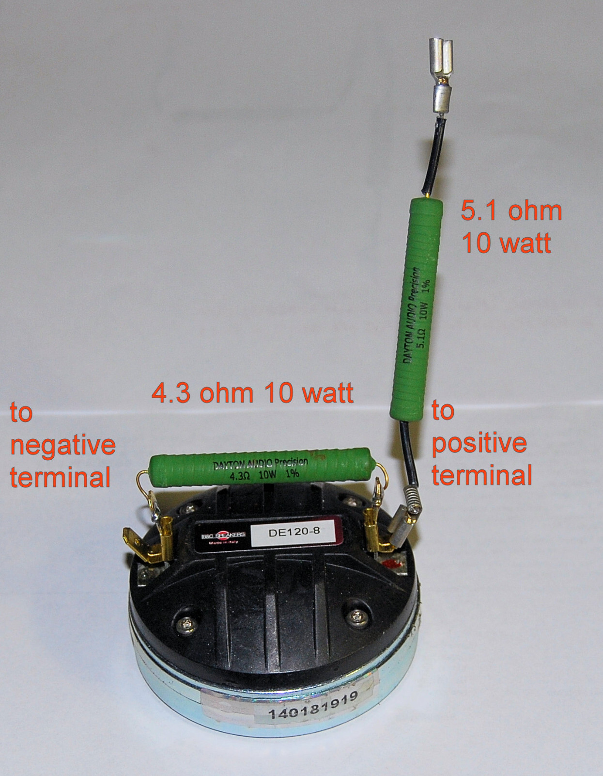 SMAHL V2 LMAHL V2 One Pair Fixed Resistor L-Pad
