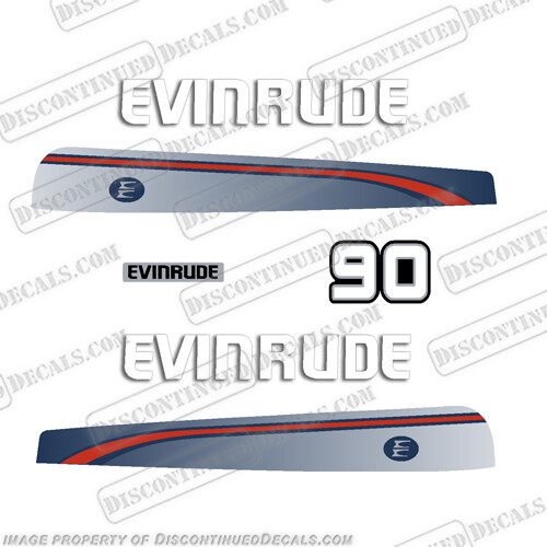 Fits Evinrude 90hp 1995-1997 Decal Kit