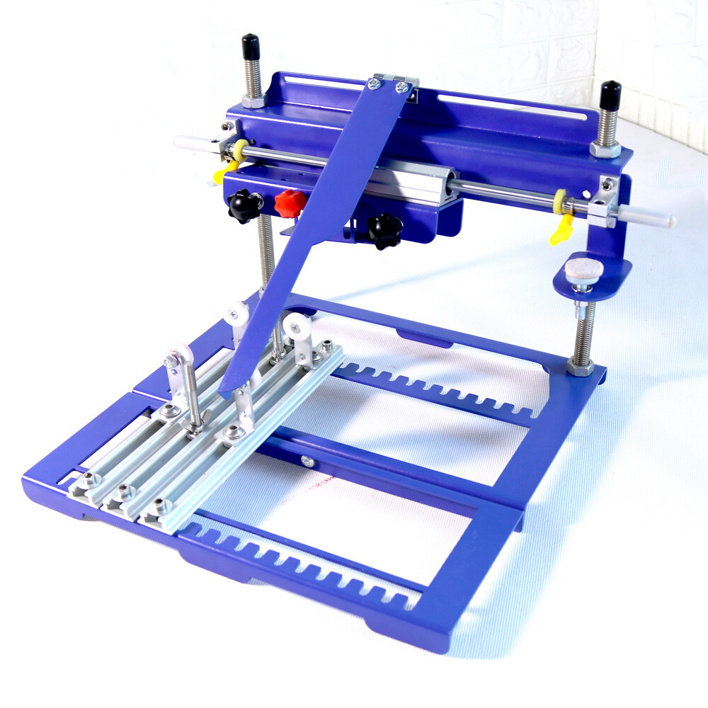 TECHTONGDA Model-A 170mm Diameter Curved Screen Printing Machine Push-pull