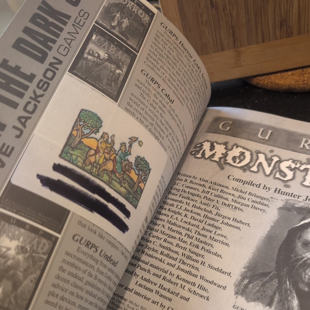 Gurps Monsters Compiled By Hunter Johnson By Steve Jackson Games
