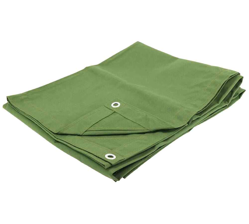 (2 Pack) 12' x 24' Canvas Tarp - Green