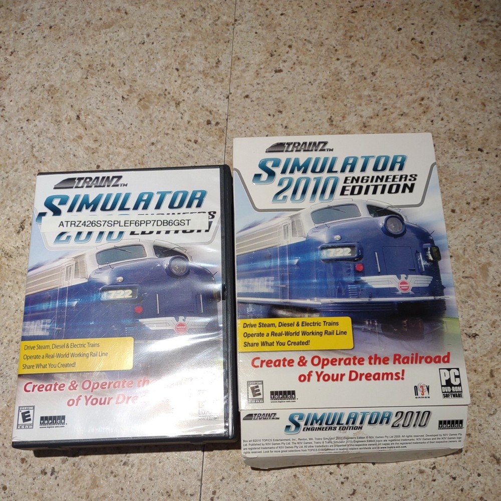 Trainz Simulator 2010 (Engineers Edition) (PC, 2010) DVD-ROM software tropics