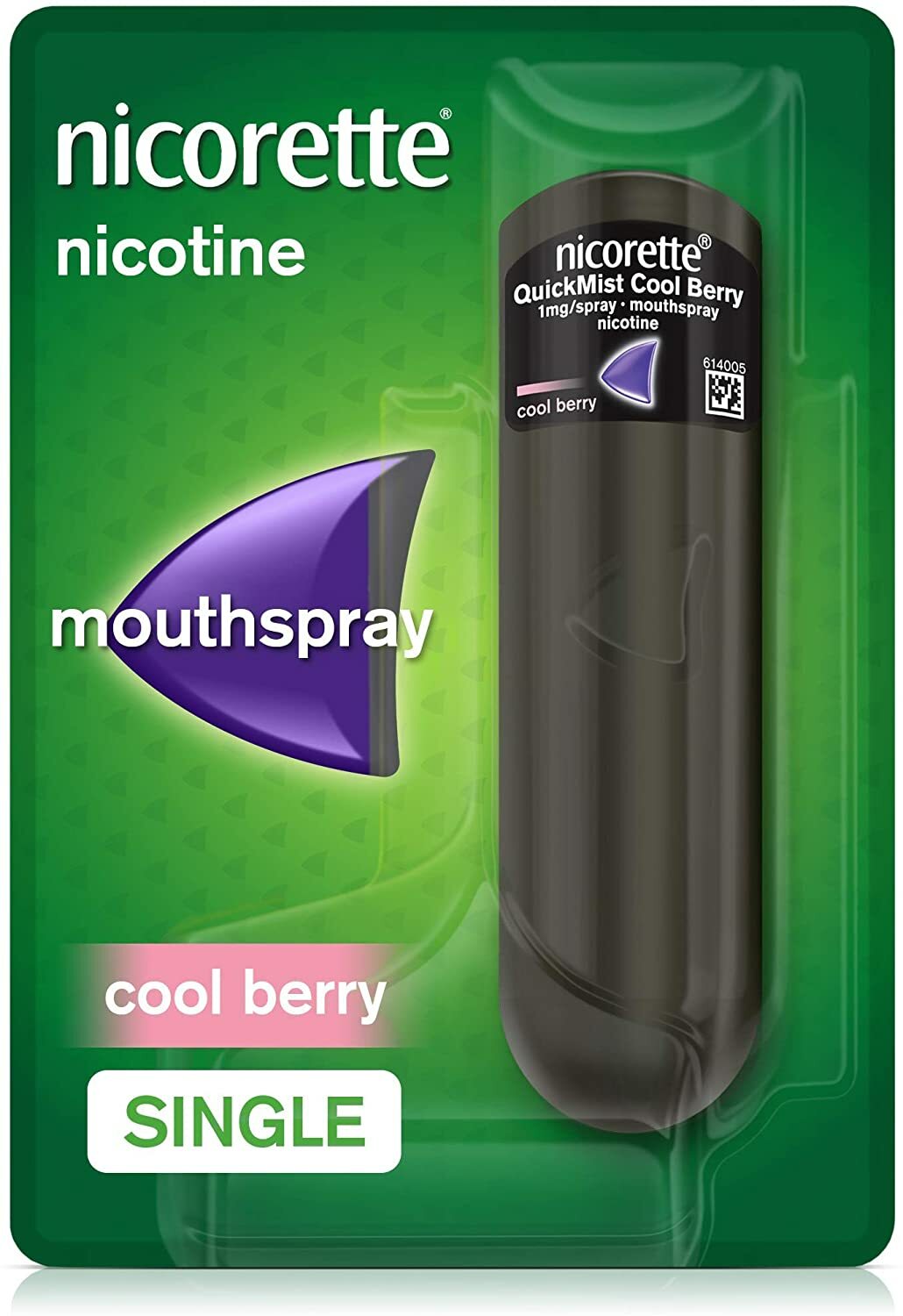 Nicorette Quickmist Duo, 150 sprays   "COOL BERRY "  "SHIPS SUPER FAST FROM USA"