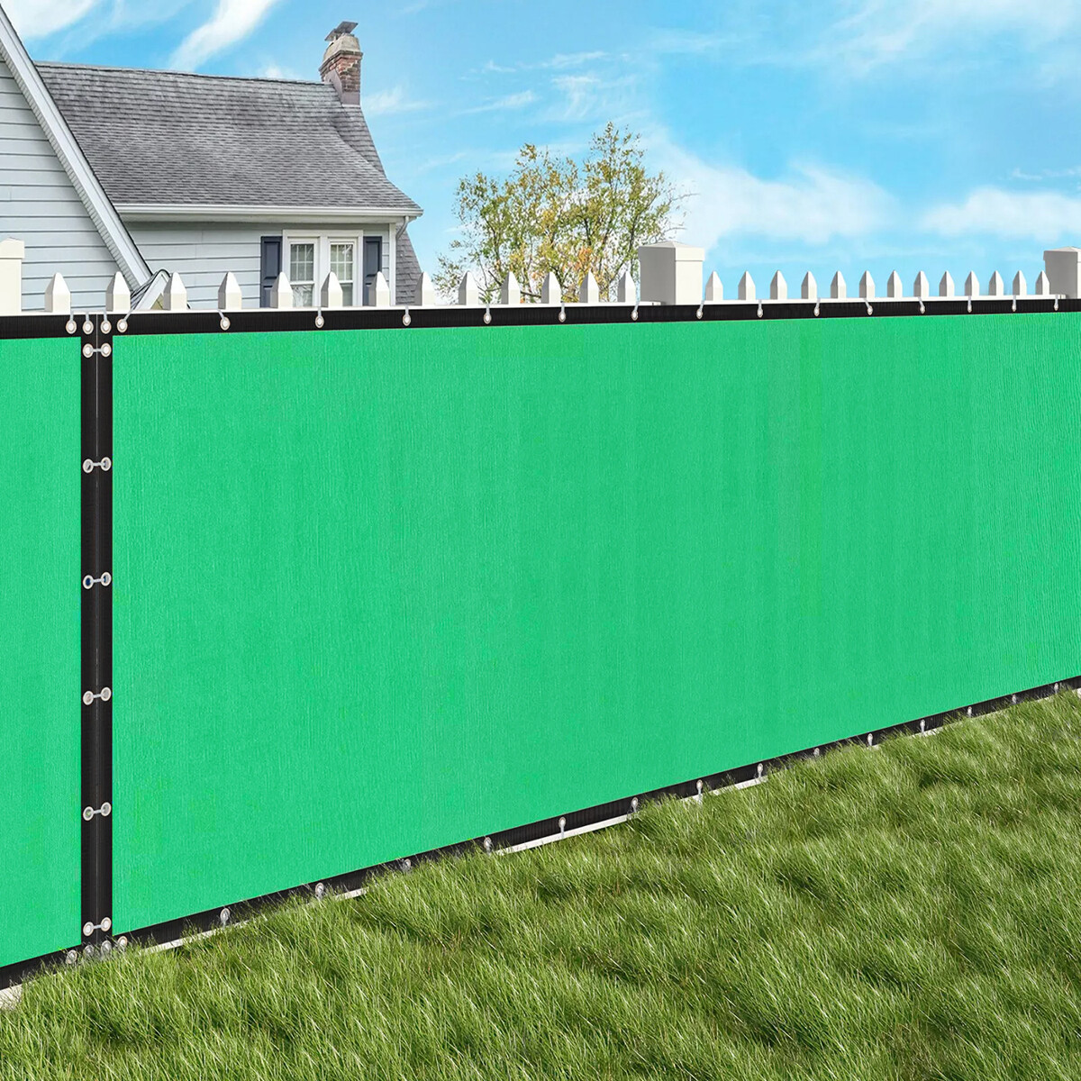 6 X 50ft Privacy Fence Cover Screen Fencing Mesh Shade Net Cover for Garden Yard