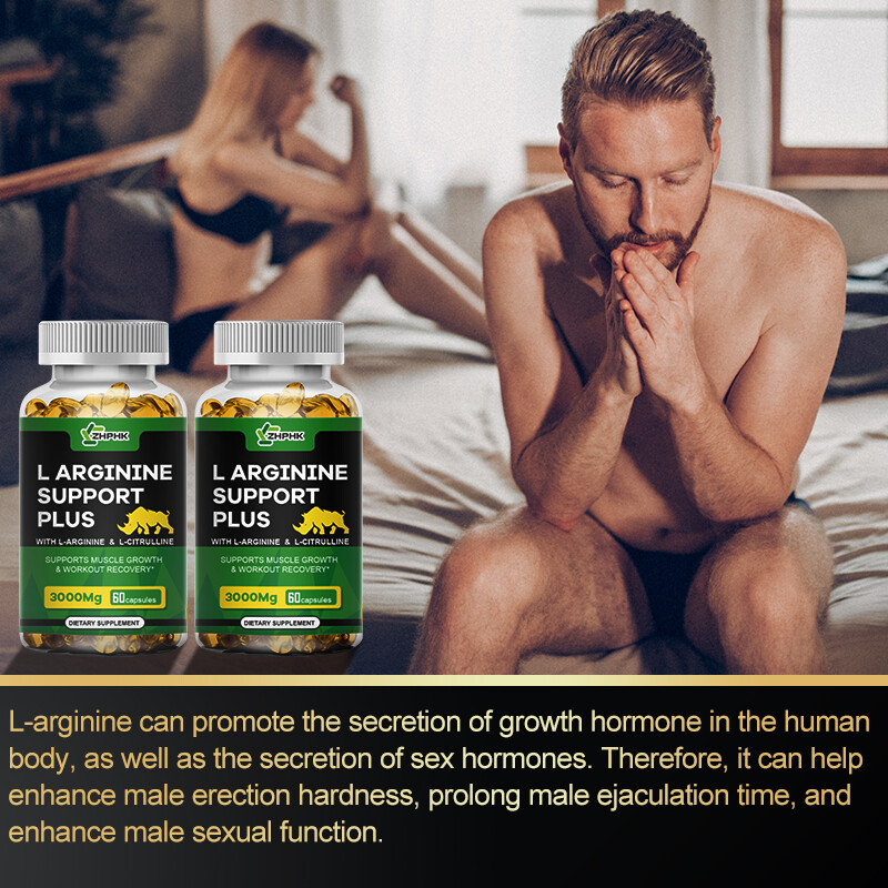 L-Arginine 3000mg, Extra Strength Nitric Oxide & Circulation Boost, ED Support