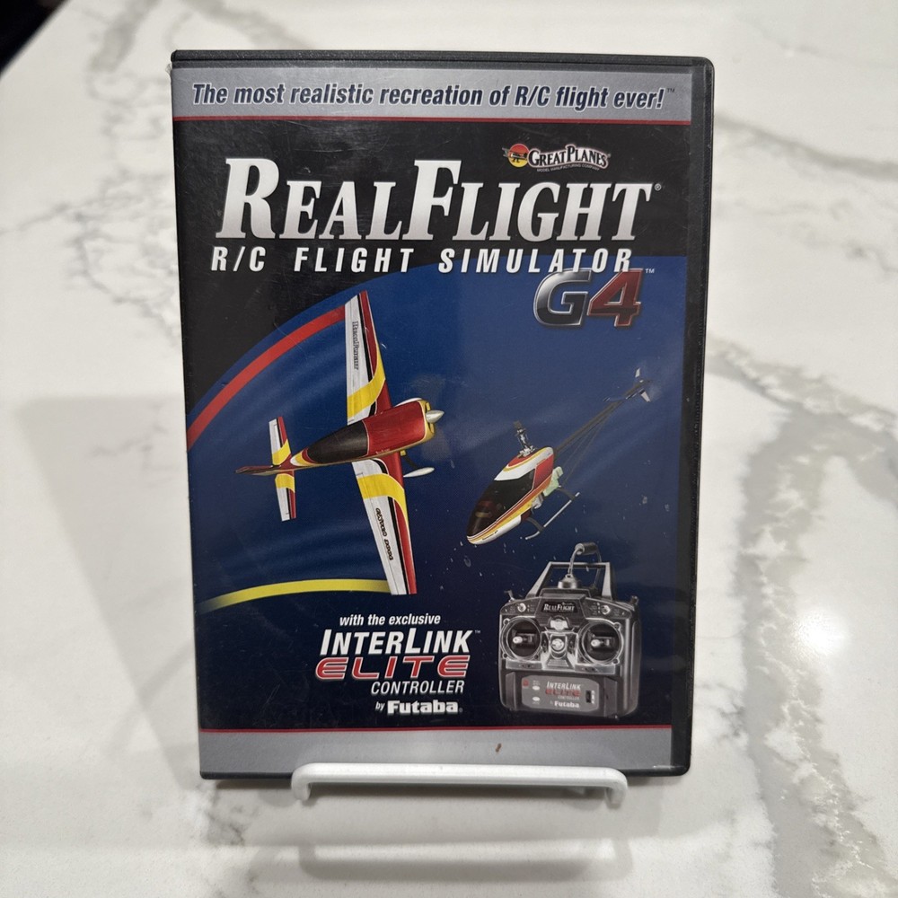 Great Planes Real Flight R/C Flight Simulator PC SOFTWARE 2007 4-DISC