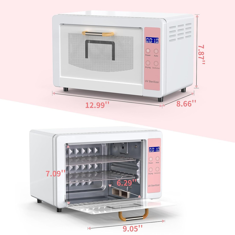 Sterilizer for Esthetician, 10L Large Sterilizer for Nail Tools, Multi-Functiona