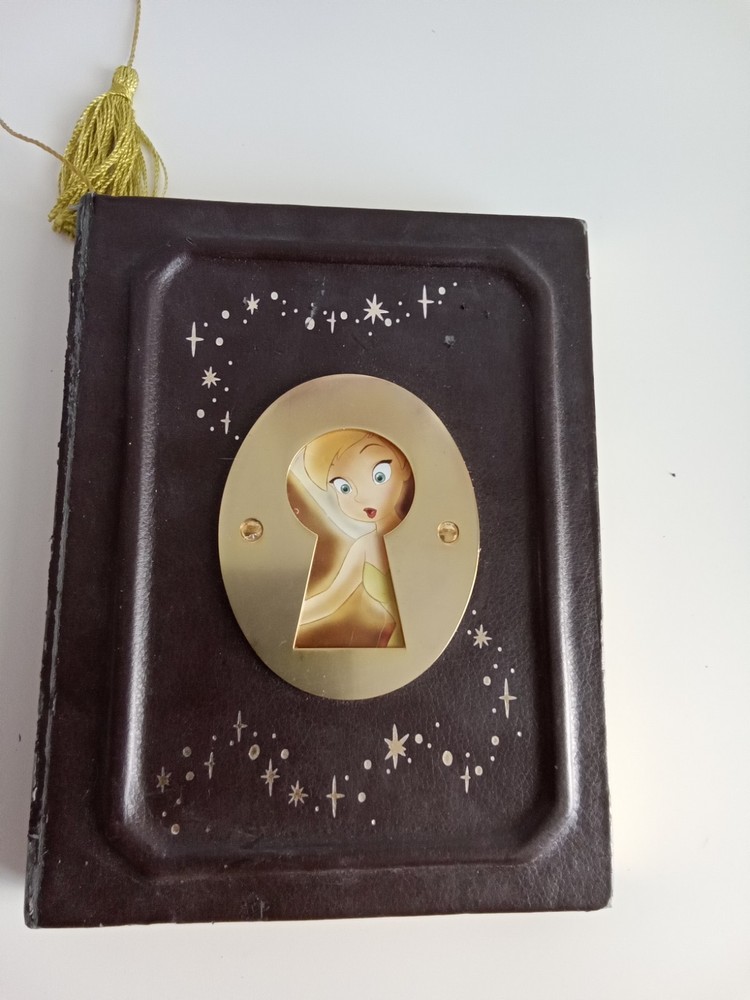 Hard Cover Tinkerbell Gold Edged Lined Journal Diary Notes