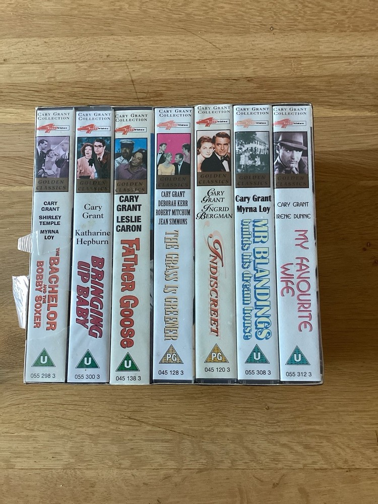 Gary Grant  VHS Collection 7 In Total