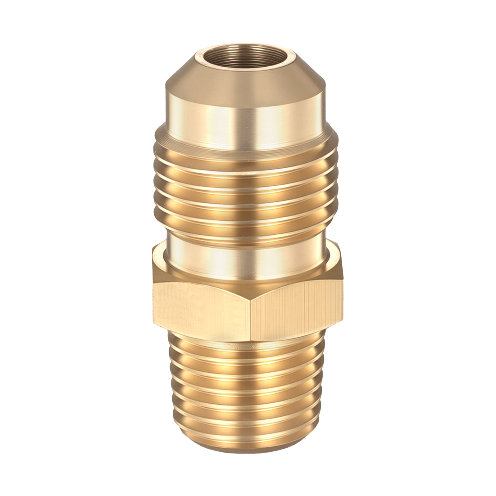 VEVOR 7 Pcs RV Propane Quick Connect Fitting 1/4-Inch NPT x 3/8-Inch Flare