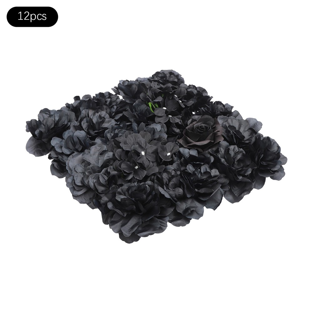 12 Pcs Flower Wall Panel, Artificial Flower Backdrop, Flower Panels For Backdrop