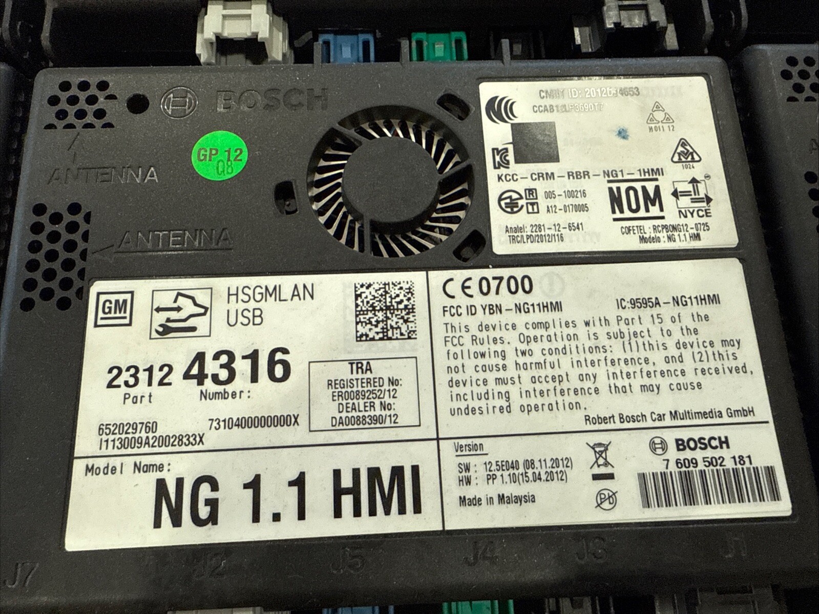 VIN Programming Inc 2014-2015 CHEVY SILVERADO GMC SIERRA Cadillac HMI MODULE