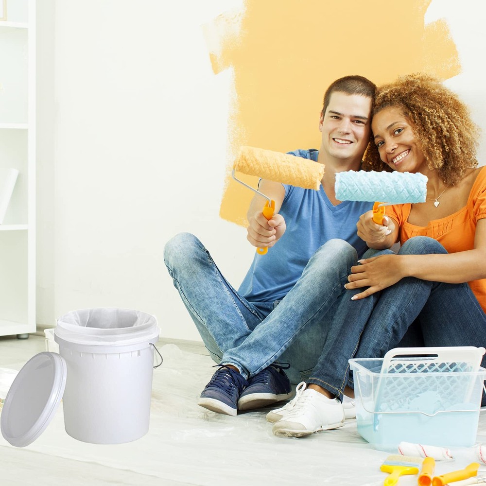 Paint Filter Bag 5 Gallon Paint Strainer Bag Disposable with Elastic Drawstring