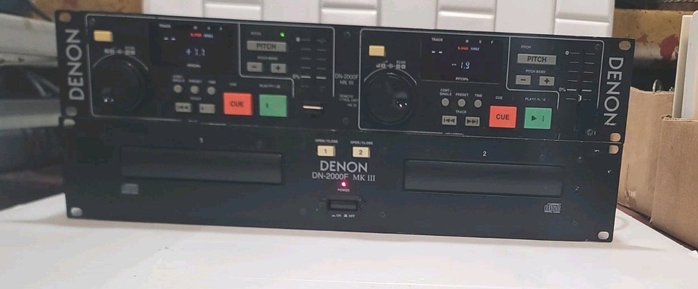 Denon DN-2000F MK3, RC-35MK3 Double CD Player & Remote Control Unit (SOLD AS IS)