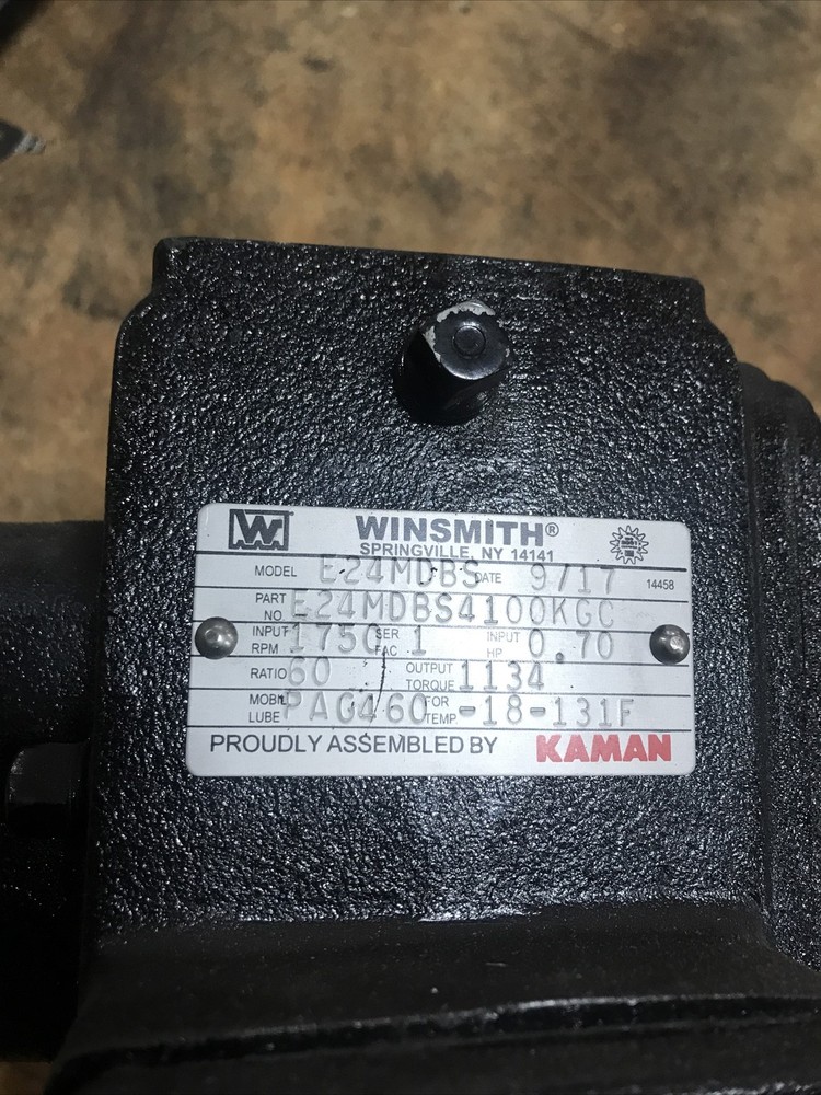 SE Encore E24 Winsmith Gearbox E24MDBS4100KGC Gear Reducer