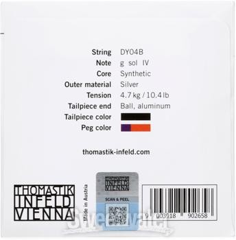 Thomastik-Infeld DY04B Dynamo Violin G String - 4/4 Size, Solo