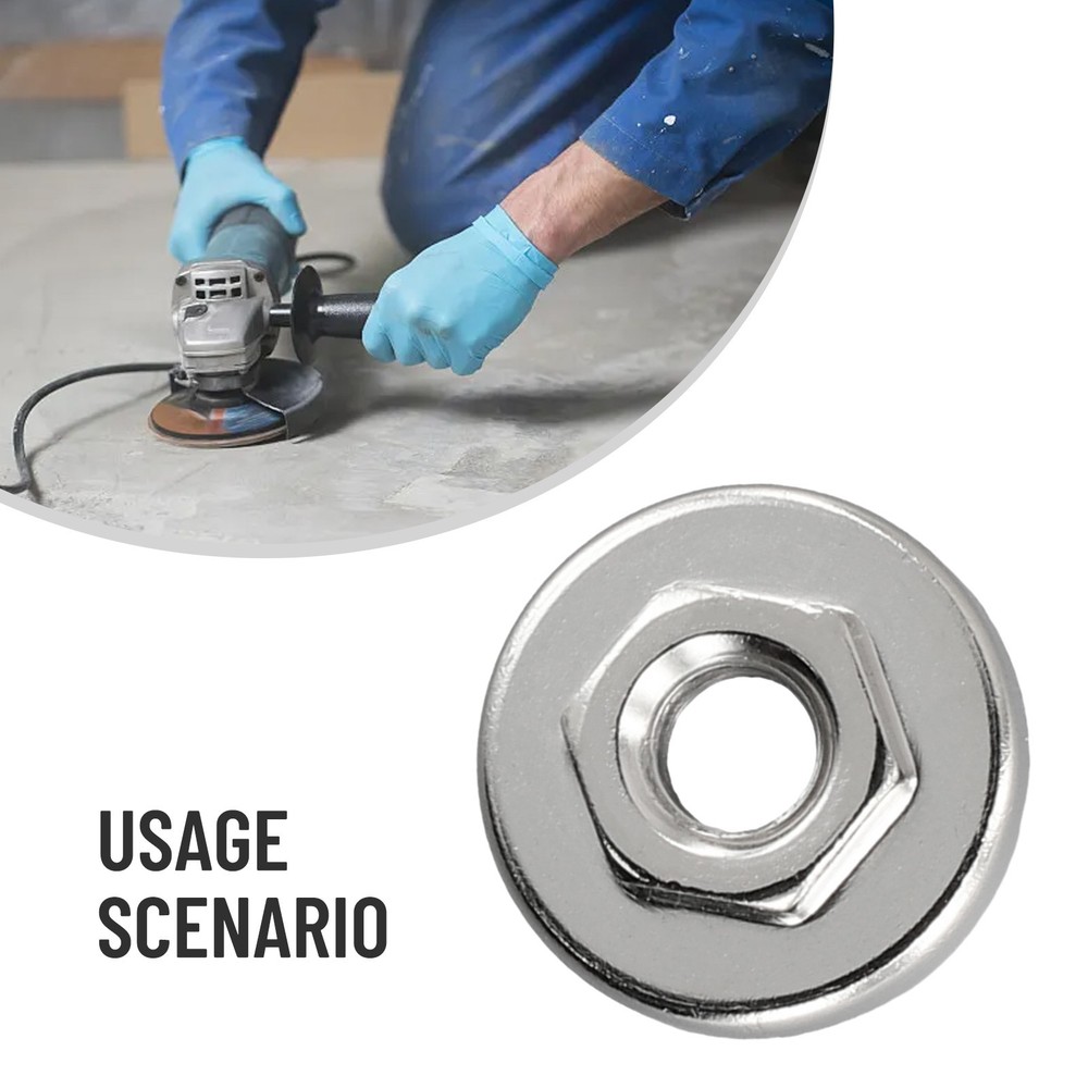 Hex Nut Replacement For 100 Type Angle Grinder Chuck Locking Plate Quick-Clamp