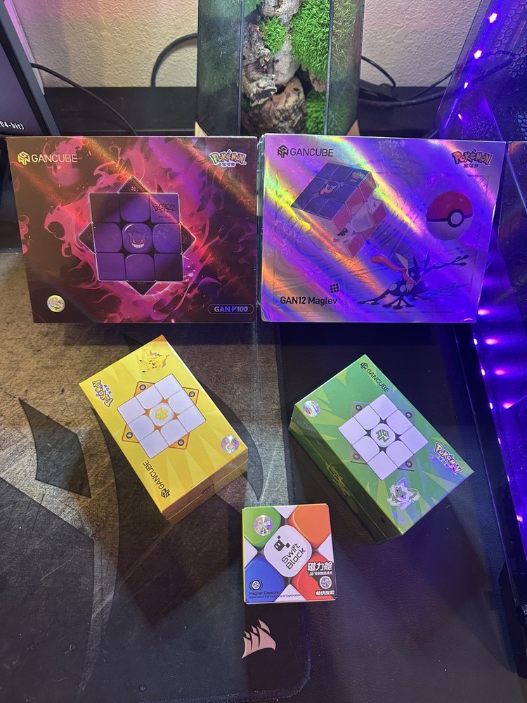 Gan Cube Pokemon Collection LIMITED EDITION Unopened Boxes