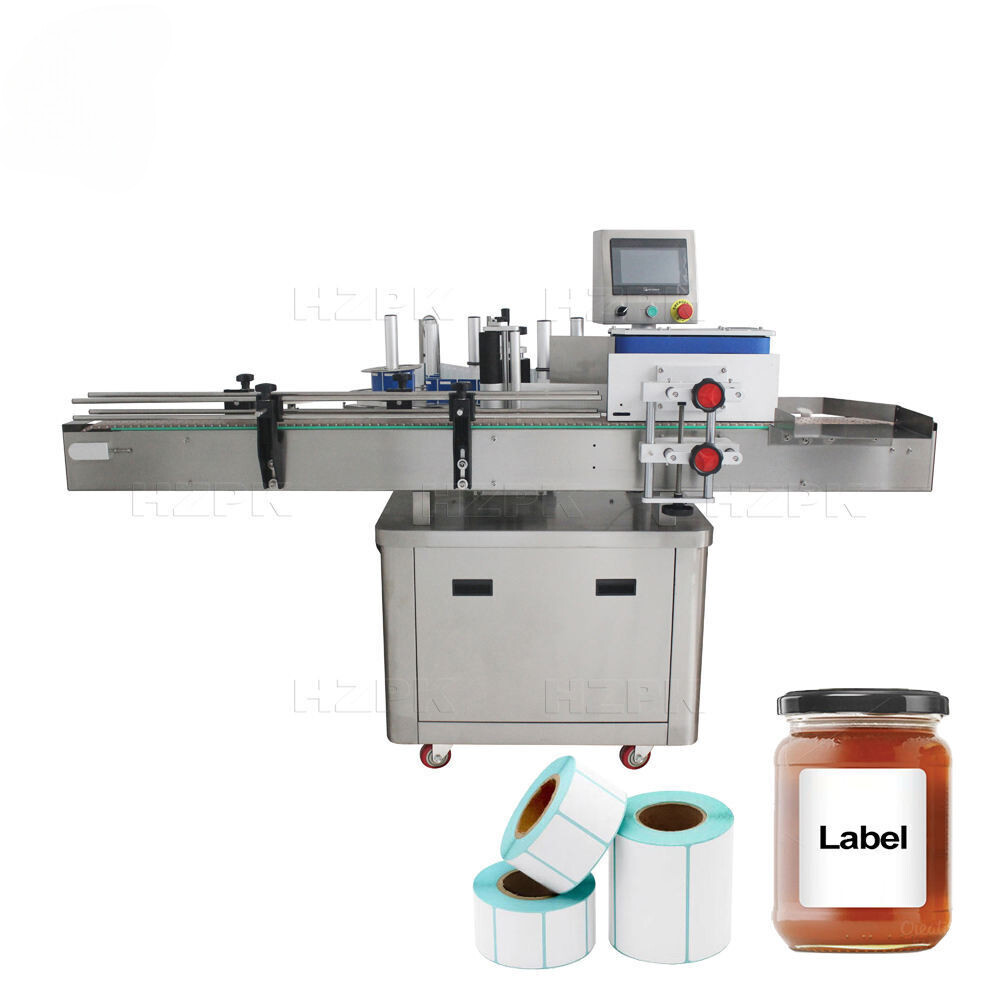 US Stock Automatic Round Bottle Adhesive Sticker Labeling Machine
