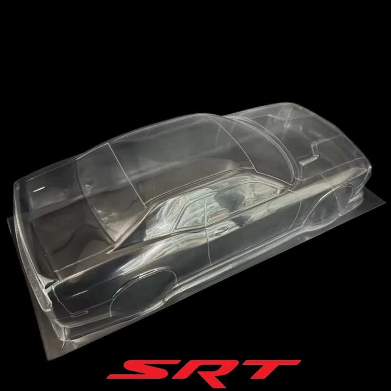 1/10 RC Hellcat Body Shell 190mm Drift SRT Challenger With Spoiler