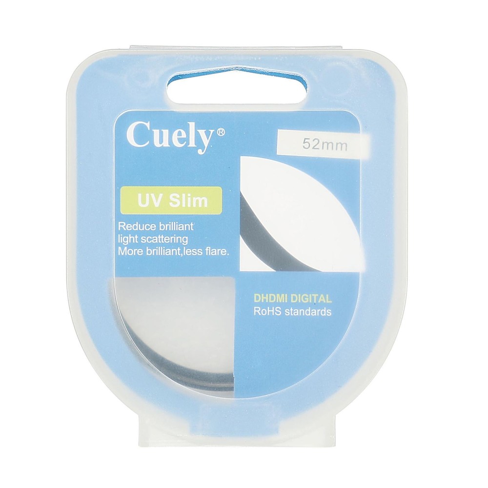UV Lens Filters, 52mm Thin Protective Multilayer Frame