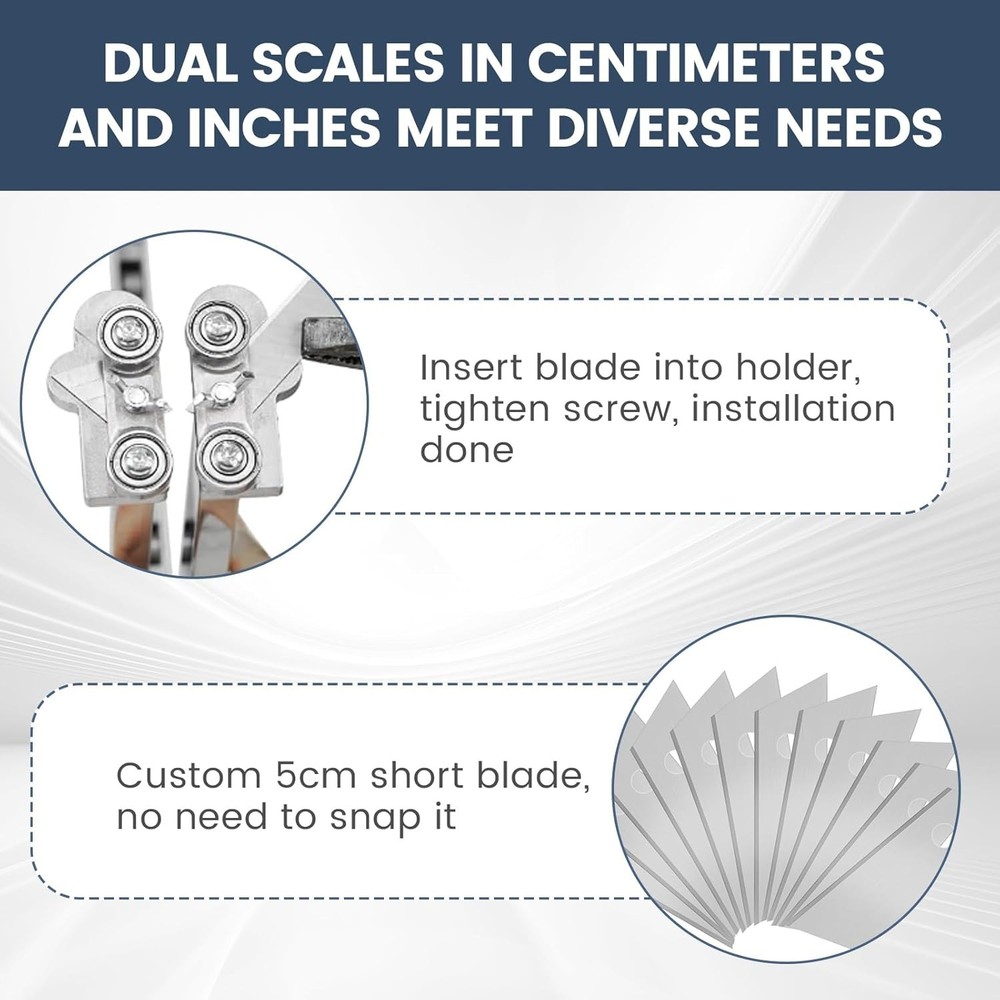 Versatile Hand-Powered Drywall Cutter for Precise Cuts - 3/8 & 1/4" Compatible