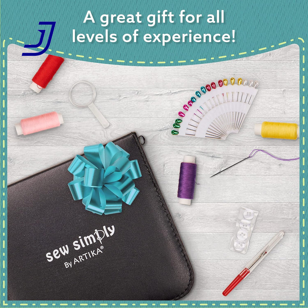 Sewing Kit for Adults Small Beginner Set W/Multicolor Thread Scissors 106 PCS US