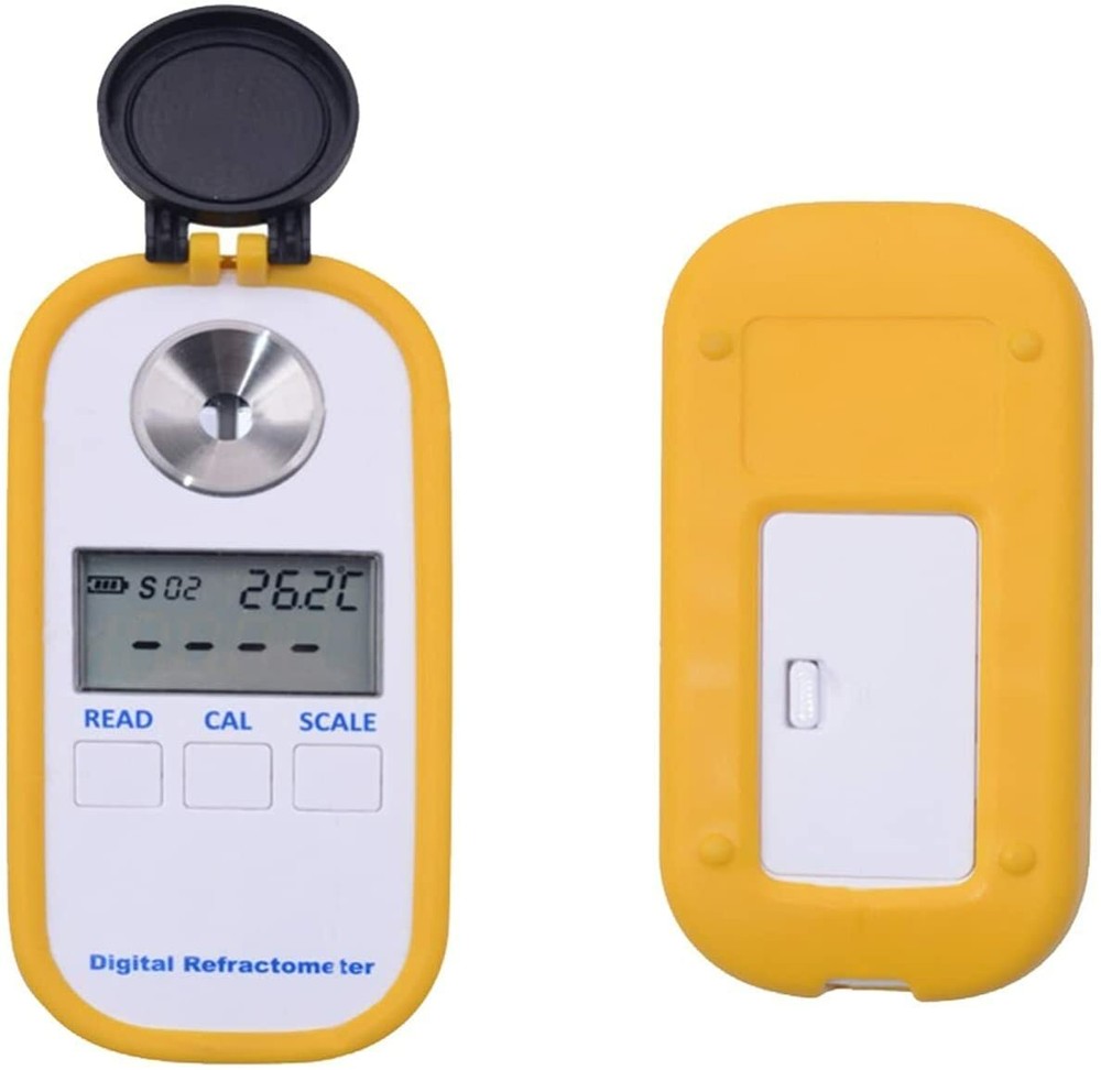 Portable Alcohol Refractometer Digital Display Magnetic Wine Refractometer