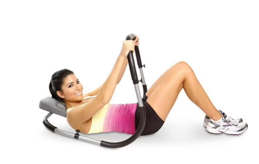 AB Trainer Abdominal Machine Exercise Crunch Roller Workout Exerciser, Home Gym
