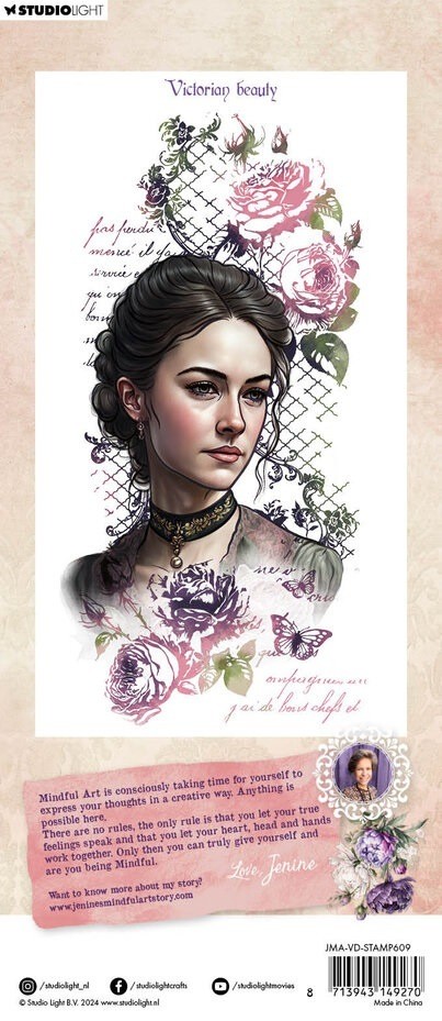 Studio Light Victorian Dreams Clear Stamp - Victorian Beauty