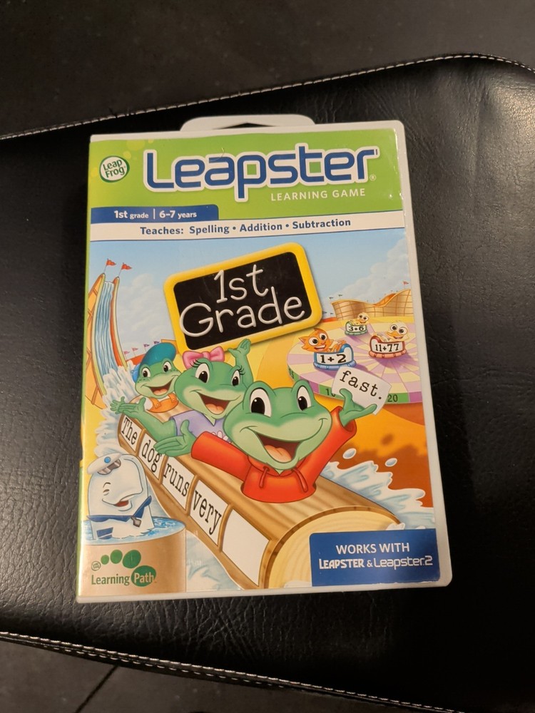 1st Grade Leap Frog Leapster Learning Game 6-7 Years Learning Path