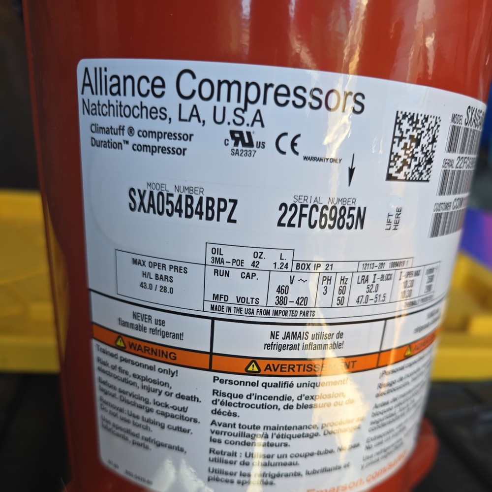 Trane 3Ph Compressor COM10053 (new)