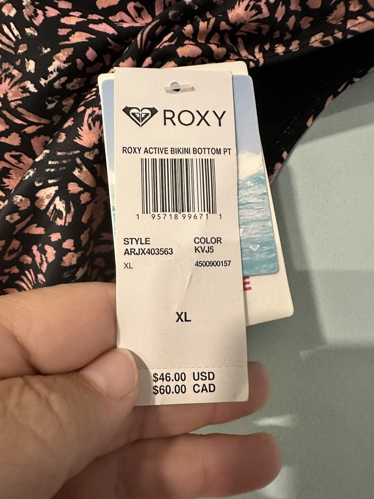 Roxy Beach Classics Active Cheeky Bikini Bottom