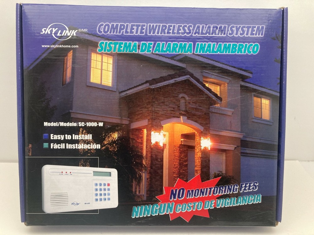 SKYLINK Complete Wireless Alarm System Model SC-1000-W New