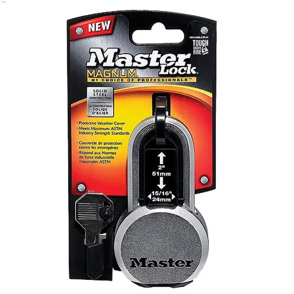 MASTER LOCK  MAGNUM Padlock 2 in. Boron Carbide